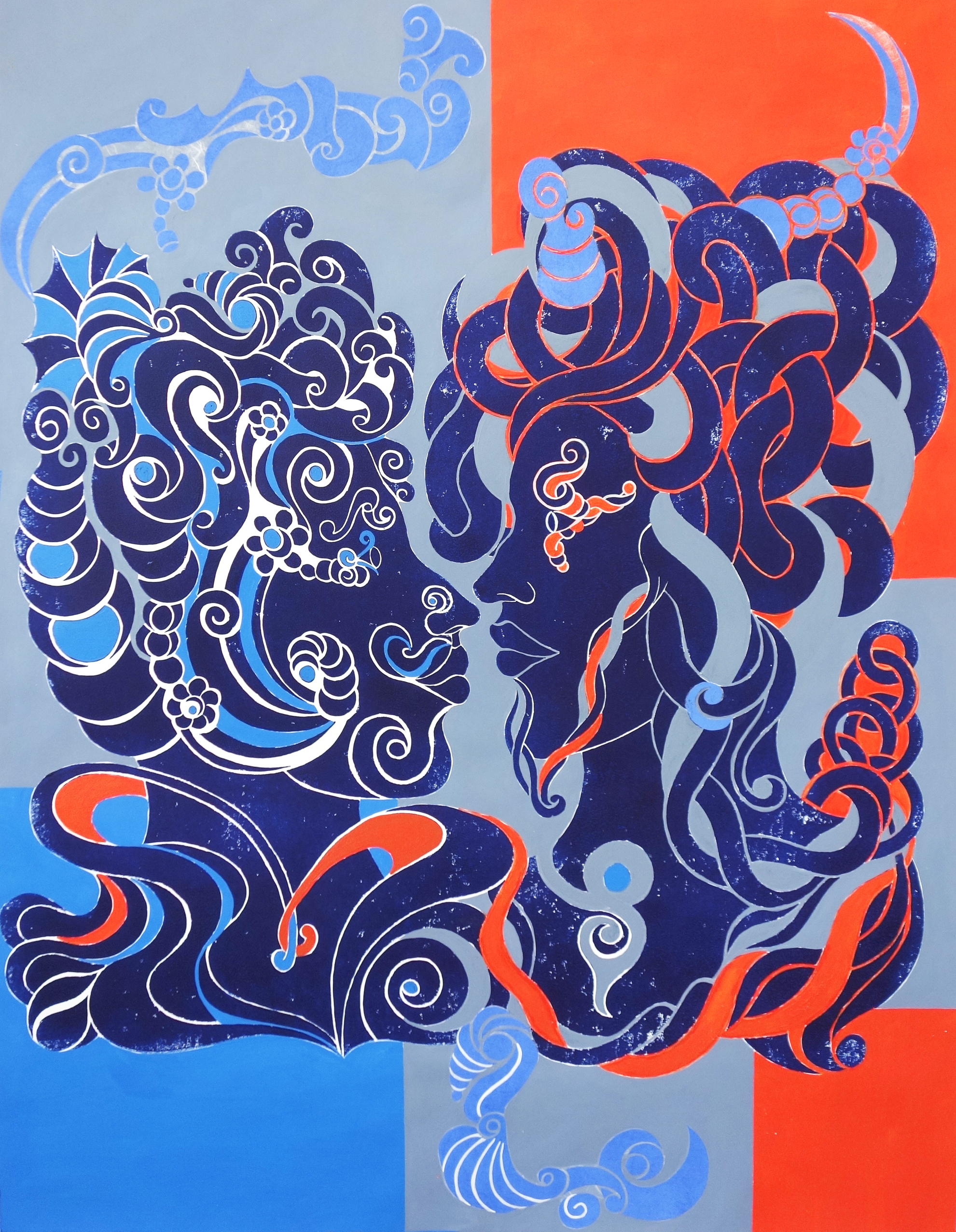 Loulou — 25 × 32 inches